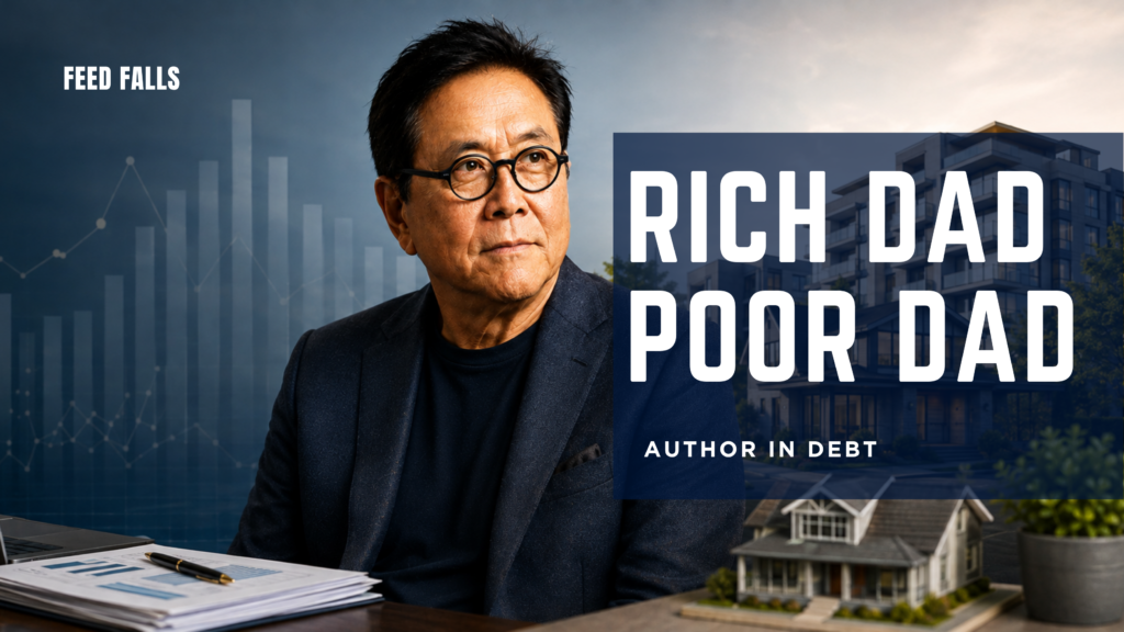 Robert Kiyosaki, author of Rich Dad Poor Dad, discussing his reported $1.2 billion debt and investment strategy