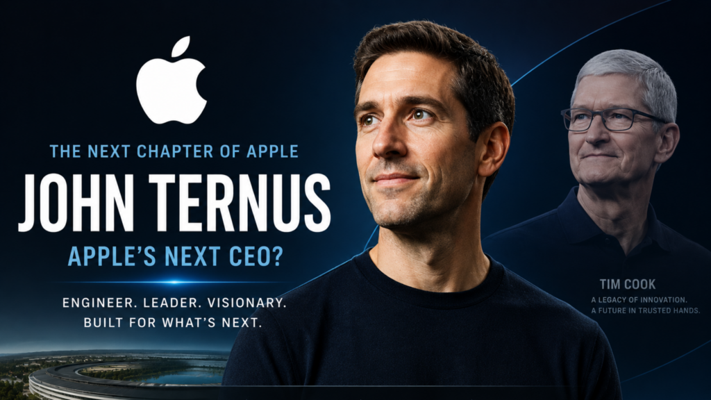 John Ternus becomes Apple CEO as Tim Cook steps down after 15 years